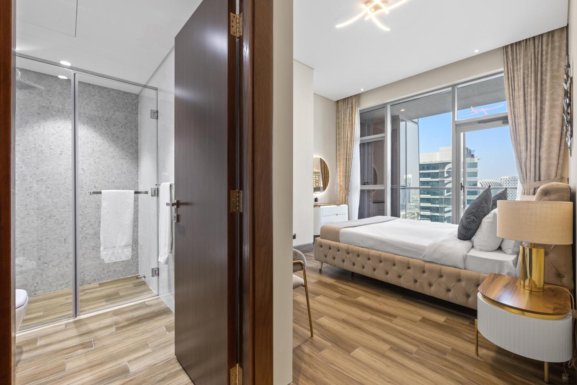 Apartamento Unlock J One Downtown Dubái Exterior foto