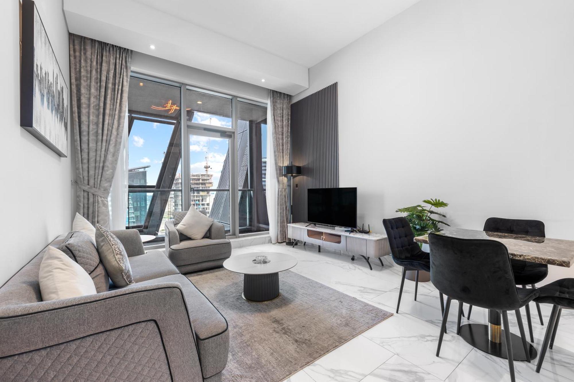Apartamento Unlock J One Downtown Dubái Exterior foto