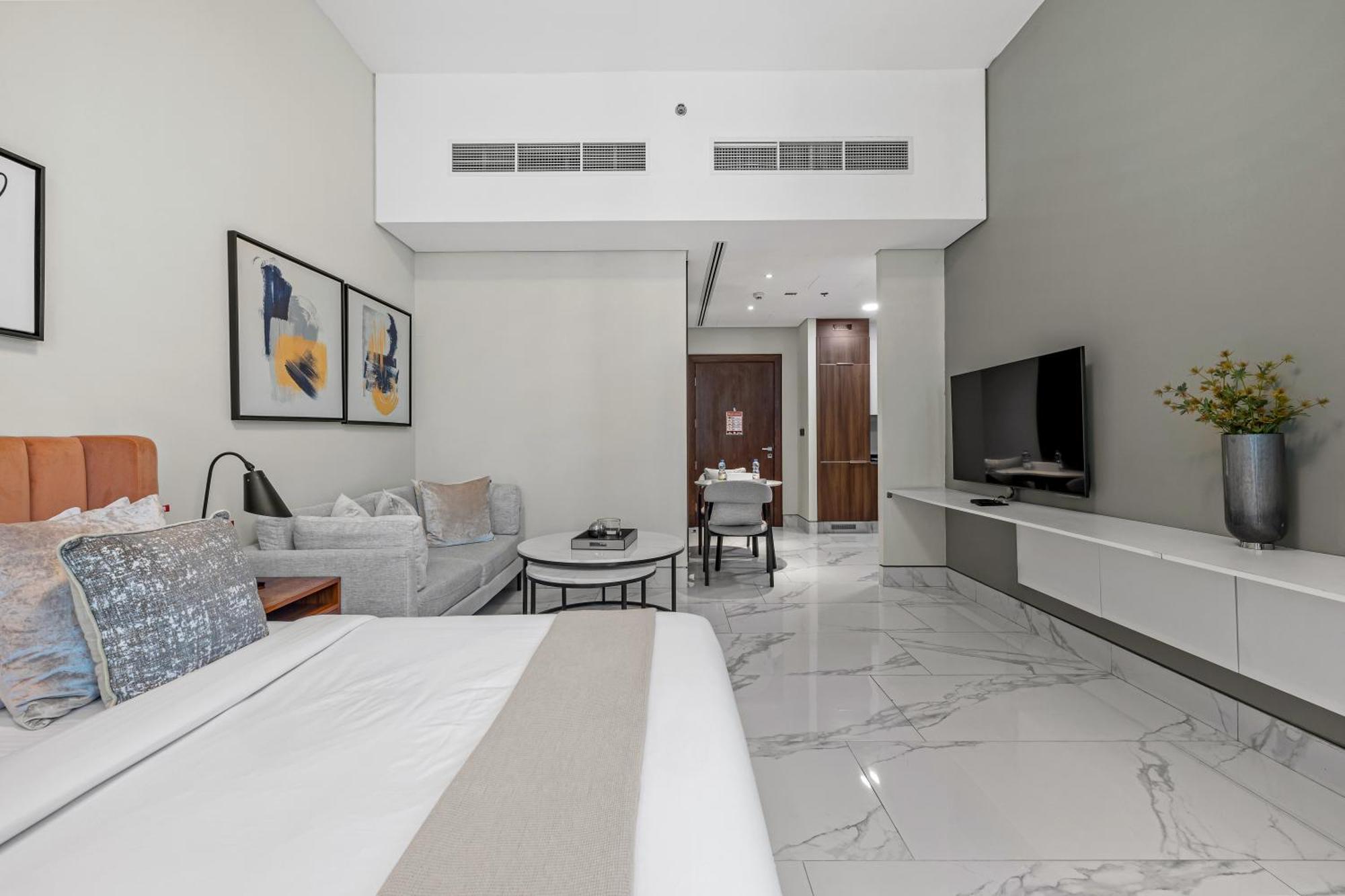 Apartamento Unlock J One Downtown Dubái Exterior foto