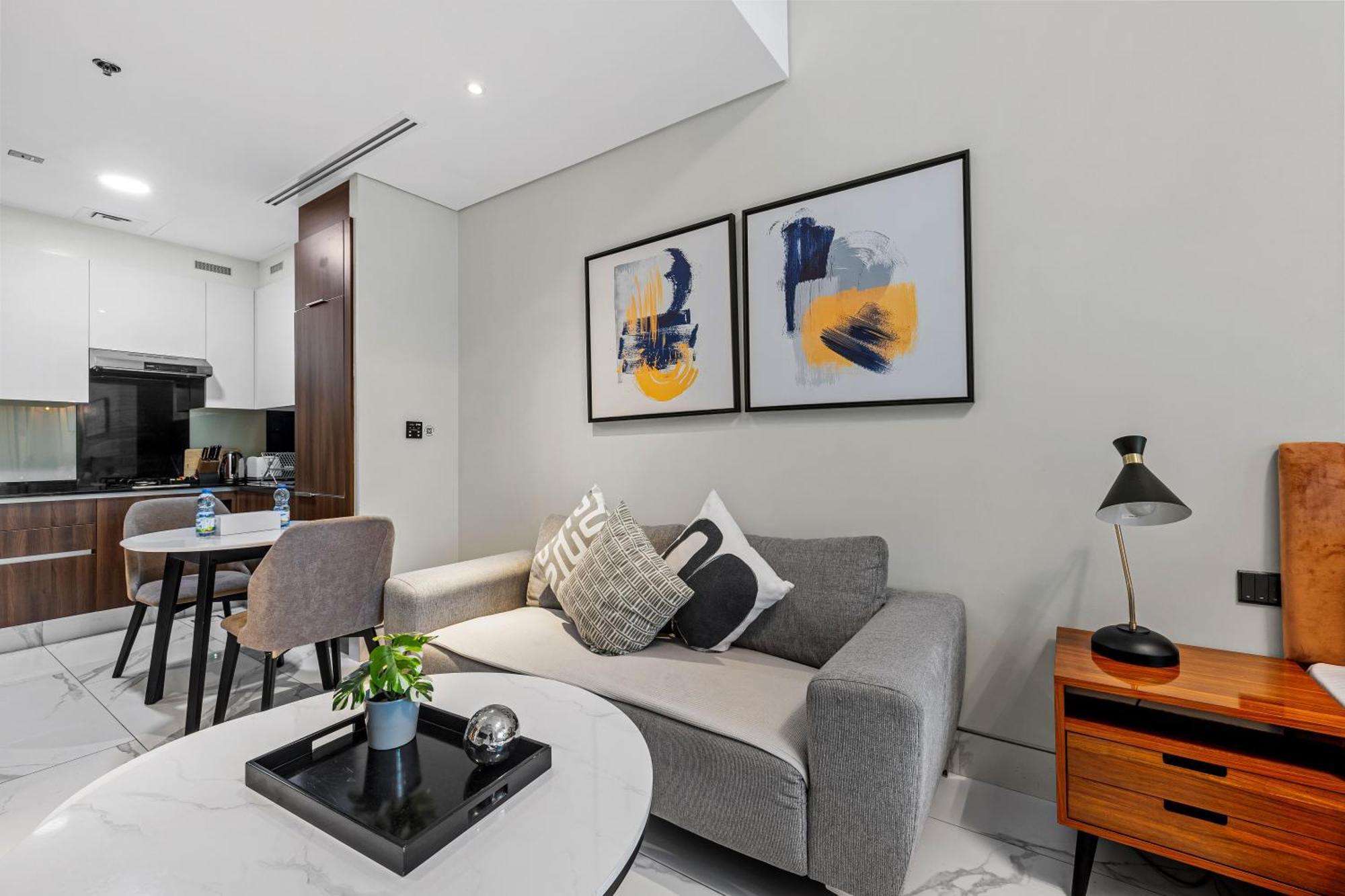 Apartamento Unlock J One Downtown Dubái Exterior foto