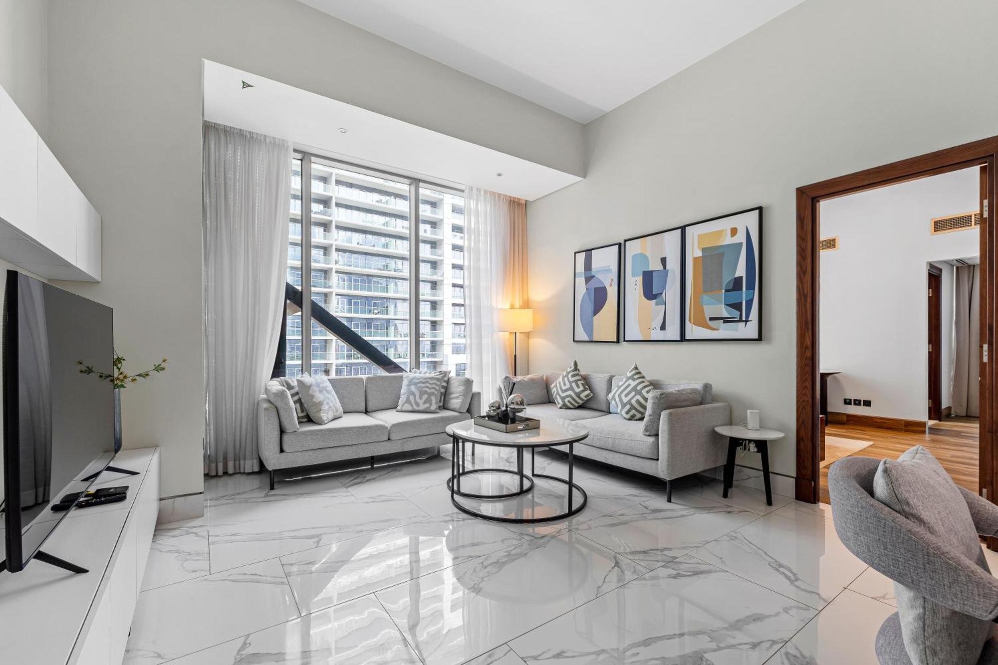 Apartamento Unlock J One Downtown Dubái Exterior foto